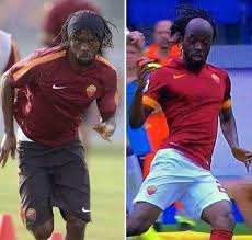 Gervinho look con la fascetta e senza